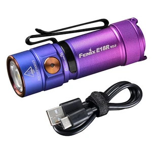 Fenix E18R v2.0 1200 Lumen Rechargeable EDC Flashlight - Nebular - Picture 1 of 11