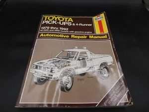 Haynes Shop Repair Manual 1979 - 1992 Toyota Pick-Ups & 4-Runner, 2wd & 4wd Gas - Picture 1 of 5