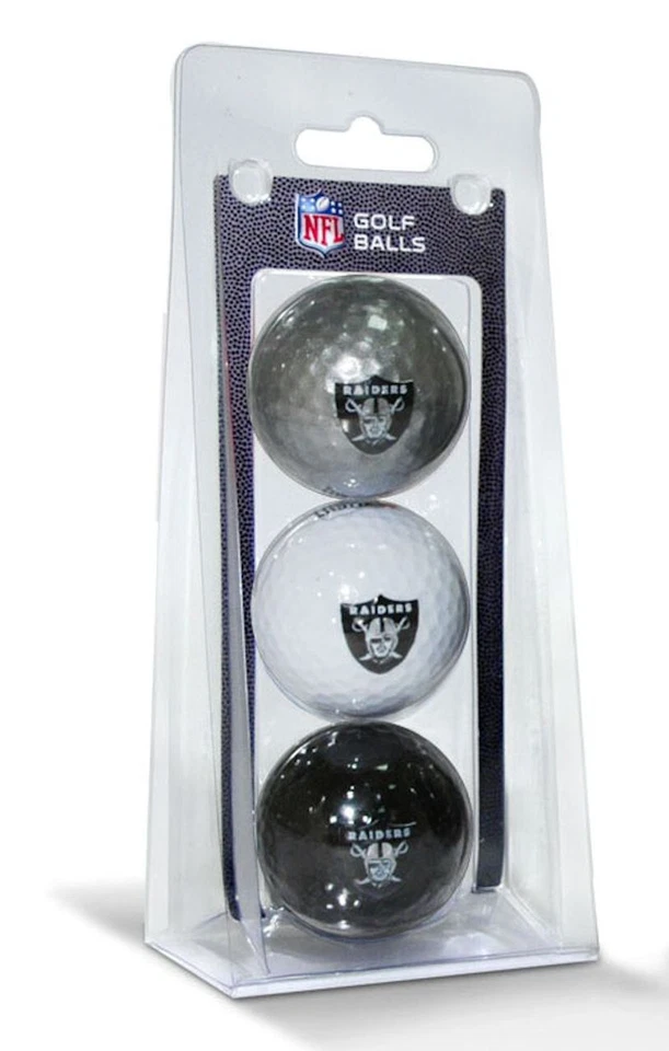 Oakland Raiders Official NFL 3 Ball Set by Team Golf 32105