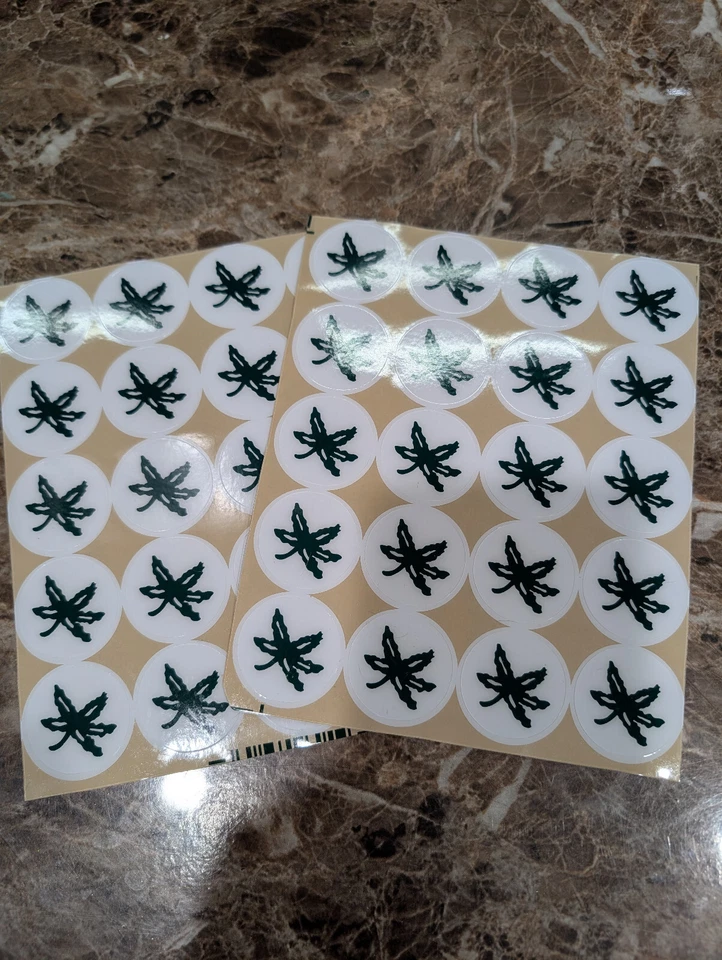 Ohio buckeye awards full size football helmets 3M vinyl decals