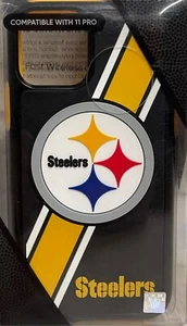 FOCO NFL Pittsburgh Steelers Dual Hybrid Case for iPhone 11Pro, (5.8")-Black - Picture 1 of 3