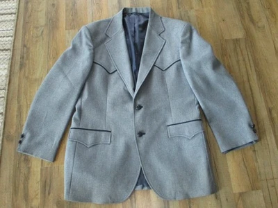 Blazer Western Circle S vintage para hombre talla 40R azul Foto 1 de 2