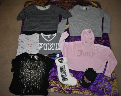 Victoria's Secret VS ROSA PARA MUJER JUGOSA SUDADERA CON CAPUCHA SUDADERA LOTE A GRANEL PAQUETE Foto 1 de 4