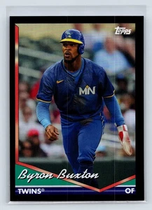 Byron Buxton 2024 Topps Archives #288 Black Foilboard Minnesota Twins 2-26 - Picture 1 of 2