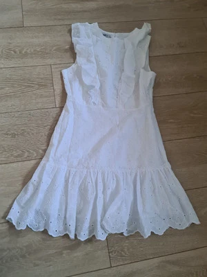 Damen Spitzenkleid Sommerkleid weiss NEU SUPERSÜSS GR. S /36 NEU  - Bild 1 von 4