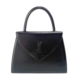 SAINT LAURENT Black Leather Handbag - Picture 1 of 17