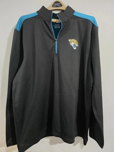 NFL Football Jacksonville Jaguars Full Zip Dri-Fit Sweatshirt Men's Size XXL - Picture 1 of 6