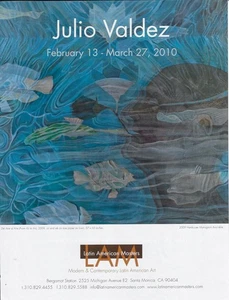 2010 JULIO VALDEZ Del Aire al Aire Kunstgalerie Ausstellungsanzeige - Bild 1 von 1