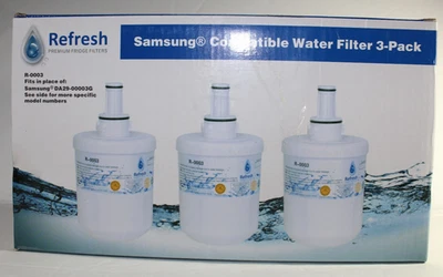 3 Pack Refresh Premium Fridge Filters R-0003 Samsung Compatible - Image 1 of 4
