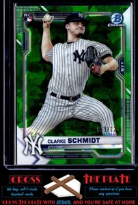 Bowman 2021 cromo novato zafiro verde Clarke Schmidt Yankees 039/125 #33 - Imagen 1 de 2