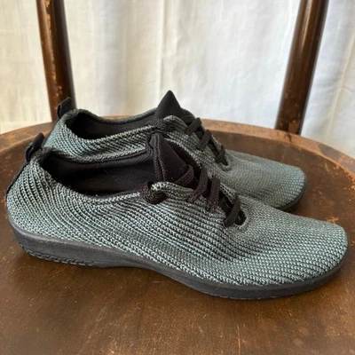Arcopedico Gris/Verde Tejido Tenis EU 39 Ligero Zapatos Viste Tus Pies Foto 1 de 4
