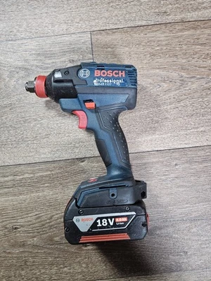 Bosch GDX18V-EC Cordless Impact Driver Wrench 18V Brushless + 4Ah Battery  - Image 1 of 4