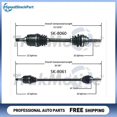 Передние оси CV валы для Suzuki Swift + 1,6 л автоматический FWD 2004-2007 2009 - Изображение 1 из 3