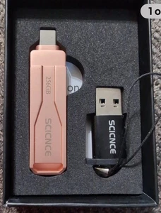 256 Gb Flash Drive Intended For Iphone , Ipad , Memory Stick Storage For Photos - Picture 1 of 4