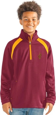 Cleveland Cavaliers Embroidered Wine  Pullover Size  S YOUTH 8-10   NEW - Image 1 of 4