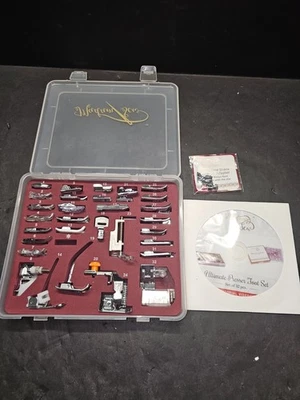 Madam Sew Ultimate Presser Foot Set 32 Pcs w/Manual & Tutorial DVD NEW - Image 1 of 4