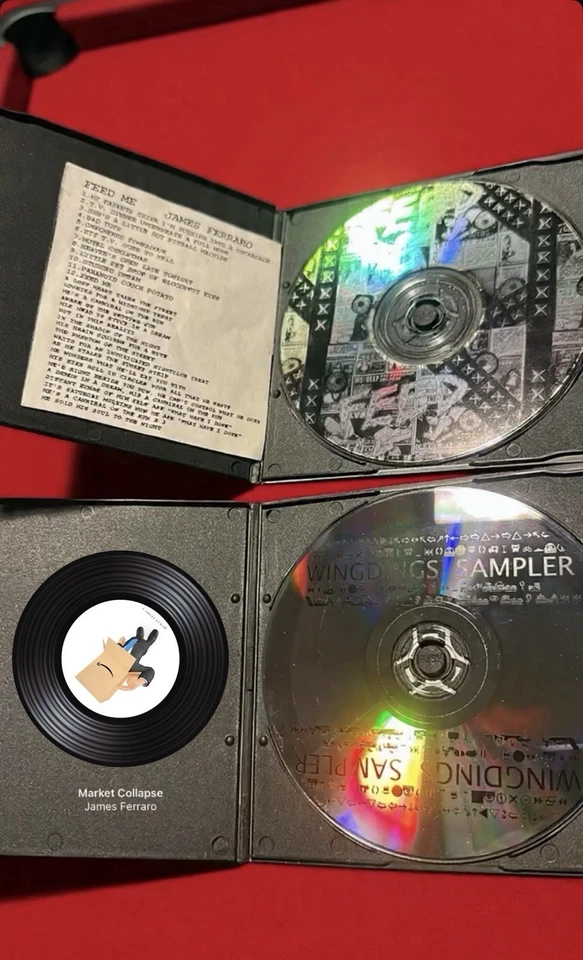 James Ferraro - FEED ME (CDR) Rare USA Promo CD - Image 1 of 1