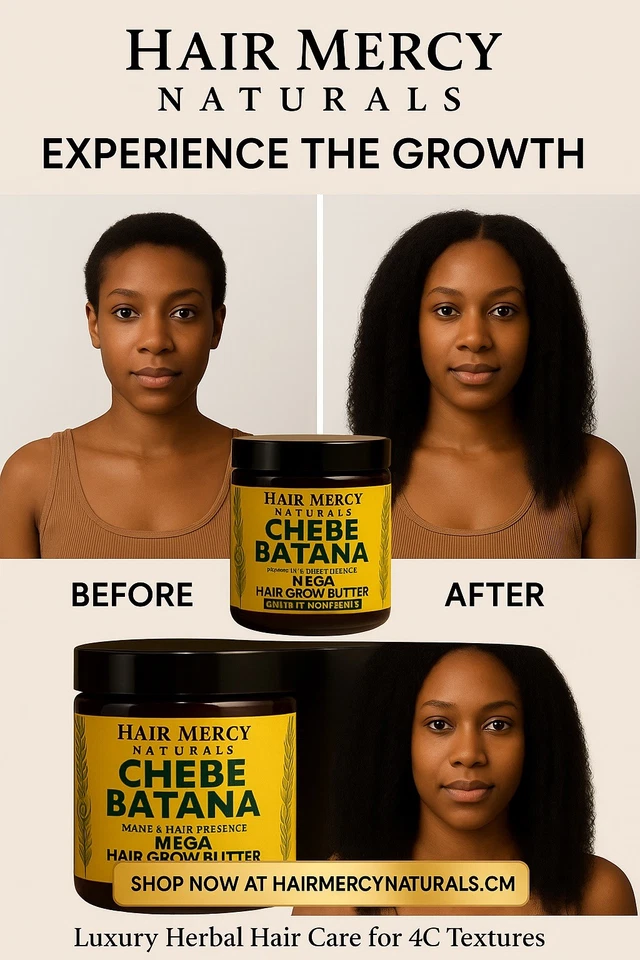 Chebe Batana Mega Growth Hair Butter Intense Hydration Length Retention 4b 4c - Image 1 of 4