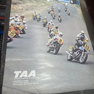 TAA Castrol 6 Hour Amaroo Park NSW Vintage Poster RARE - Picture 1 of 14