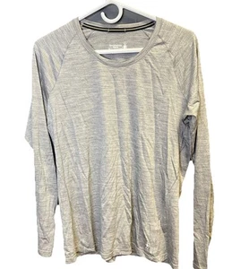 Damen SmartWool grau klassisch Merini Wolle Baselayer Langarm Shirt grau XL - Bild 1 von 6