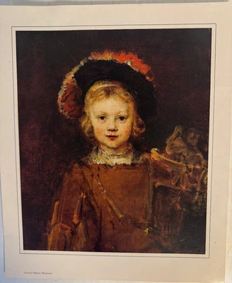 Impresión artística Norton Simon Museum Rembrandt, retrato del hijo del artista, Tito 10x12 Foto 1 de 4