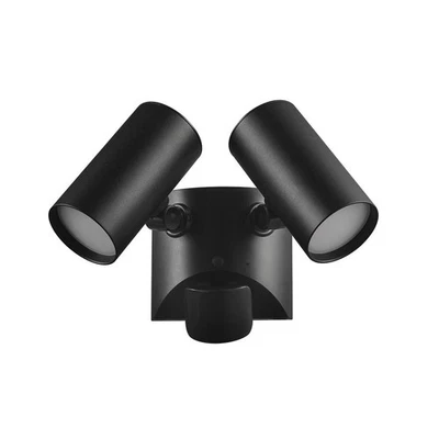 Globo Eléctrico 22W Ecualizador LED Doble Cabeza Negro Movimiento Activado Área de Seguridad Luz Foto 1 de 4