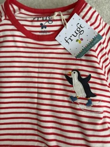 Frugi Organic Cotton Penguin Play Dawn Pyjamas NEW - Picture 1 of 8