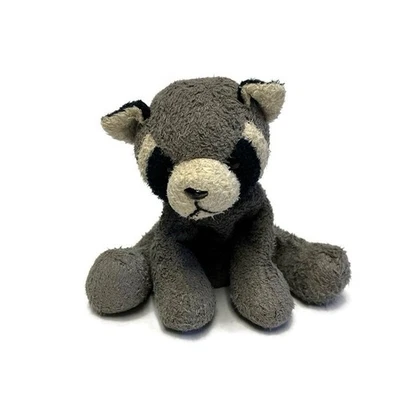 Russ Berrie Racky Raccoon Plush Luv Pets 5" Soft Stuffed Bean Bag Animal - Image 1 of 4