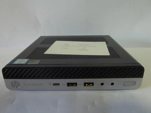 HP EliteDesk 800 G3 Core i5-7500 3.40GHz 8GB 128GB SSD W11 Mini PC (V2806) - Picture 1 of 7