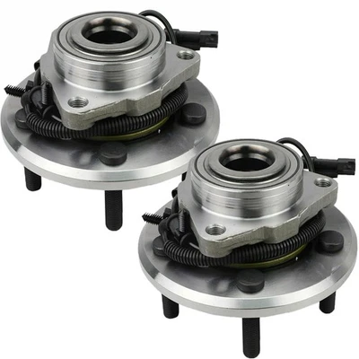 Conjunto de cubo de rolamento de roda dianteira 2 peças para 2012 2013 2014 - 2018 Dodge Ram 1500 - Imagem 1 de 4