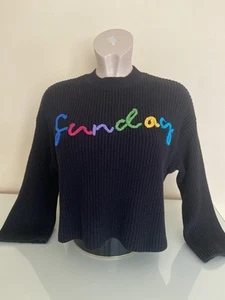 Moon & Madison Funday Pullover Pulli schwarz Größe S - Bild 1 von 5