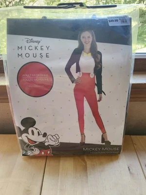 Fantasia feminina de Halloween Mickey Mouse Disney tamanho adulto médio 6-8 - Imagem 1 de 4
