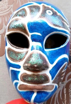 5 Deadly Venoms kung fu, Masquerade Mask Day of the Dead? Hand painted new nice - Image 1 of 3