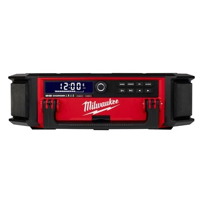 Milwaukee 2950-20 M18 PACKOUT RADIO AM/FM y cargador sistema de sonido para sitio de trabajo Foto 1 de 4