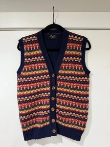 Howlin By Morrison Vest Mens Small Wool Scotland Preppy Heritage Grandpacore - Picture 1 of 8