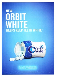 ORBIT GUM AD #54 MAGAZINE promo AD 2017 - Picture 1 of 2