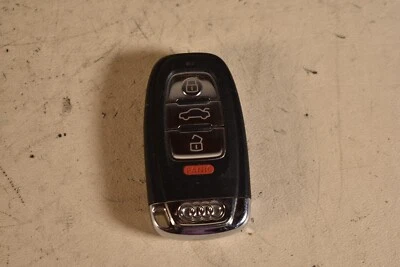 08-12 AUDI S4 REPLACEMENT KEY REMOTE FOB 4 BUTTON KEY OEM USED - Image 1 of 4