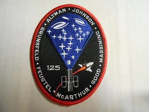PARCHE BRAZO/SOMBRERO Misión Bordada NASA STS-125 HST-SM4 Atlantis 4,5" nuevo - Imagen 1 de 3