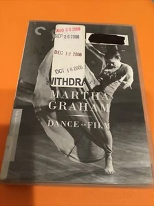 Martha Graham Dance On Film DVD Criterion Collection 2 Disc Set - Picture 1 of 2