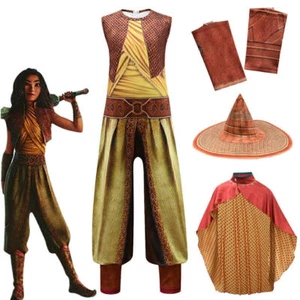Raya And The Last Dragon Raya Kids Cosplay Costume Fancy Dress Halloween Party- - Picture 1 of 18