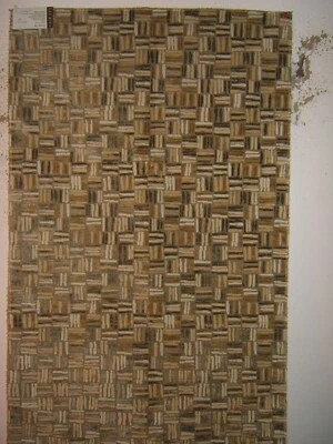 Lee Jofa, Oscar de la  Renta, Woodcut Velvet, Geometric, 26" W 56" L, Clr Stone - Image 1 of 3