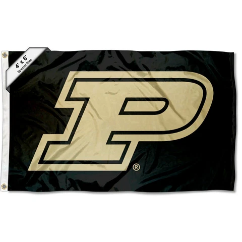 Purdue University Slanted P 4x6 Flag Cover