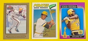 DAVE PARKER Pittsburgh Pirates 3-Card Lot HALL OF FAME, 1978 NL MVP, 7x ALL-STAR - Bild 1 von 2