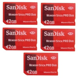 SanDisk SDMSG-2048 2GB MS PRO Duo Gaming Card (Pack of 5) - Picture 1 of 1
