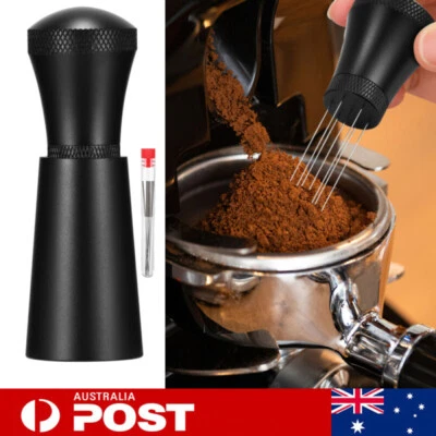 Stainless Steel Espresso Coffee Stirrer WDT Tool Needle Type Distributor Tamper - image 1 of 4