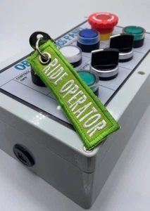 RideSims Roller Coaster Control Panel, USB KEYBOARD, Custom Build, Key Tags - Picture 1 of 10