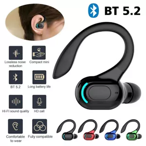 Auriculares Bluetooth 5.2 TWS Auriculares Inalámbricos Auriculares Estéreo Gancho para Oreja - Imagen 1 de 36
