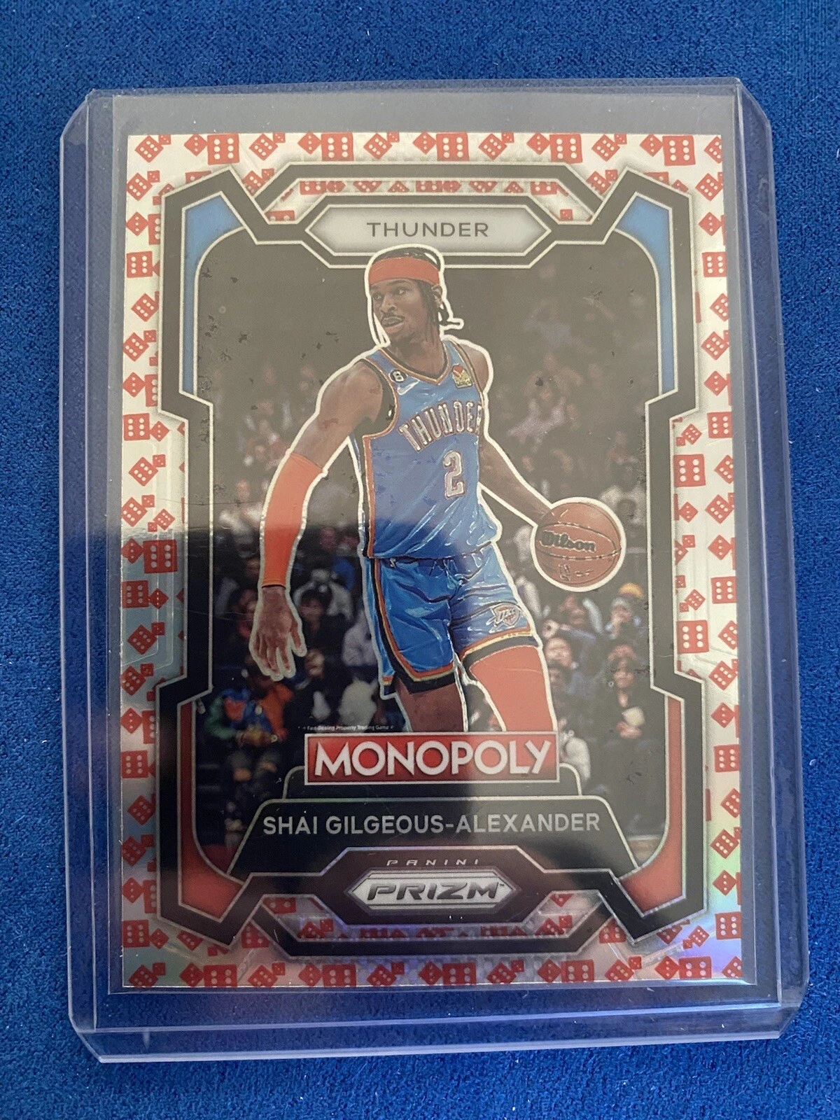 2023 24 Prizm Monopoly Red Dice SSP Shai Gilgeous-Alexander #61