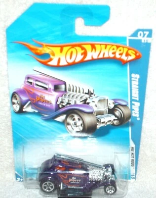 Hot Wheels 2010 HW Hot Rods #7 Straight Pipes purple,ex.card i combine shipping - Image 1 of 2