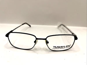 Tura Eyeglasses Turaflex Titanium M869 Designer Demo Lens Black 52-17-140 - Picture 1 of 6